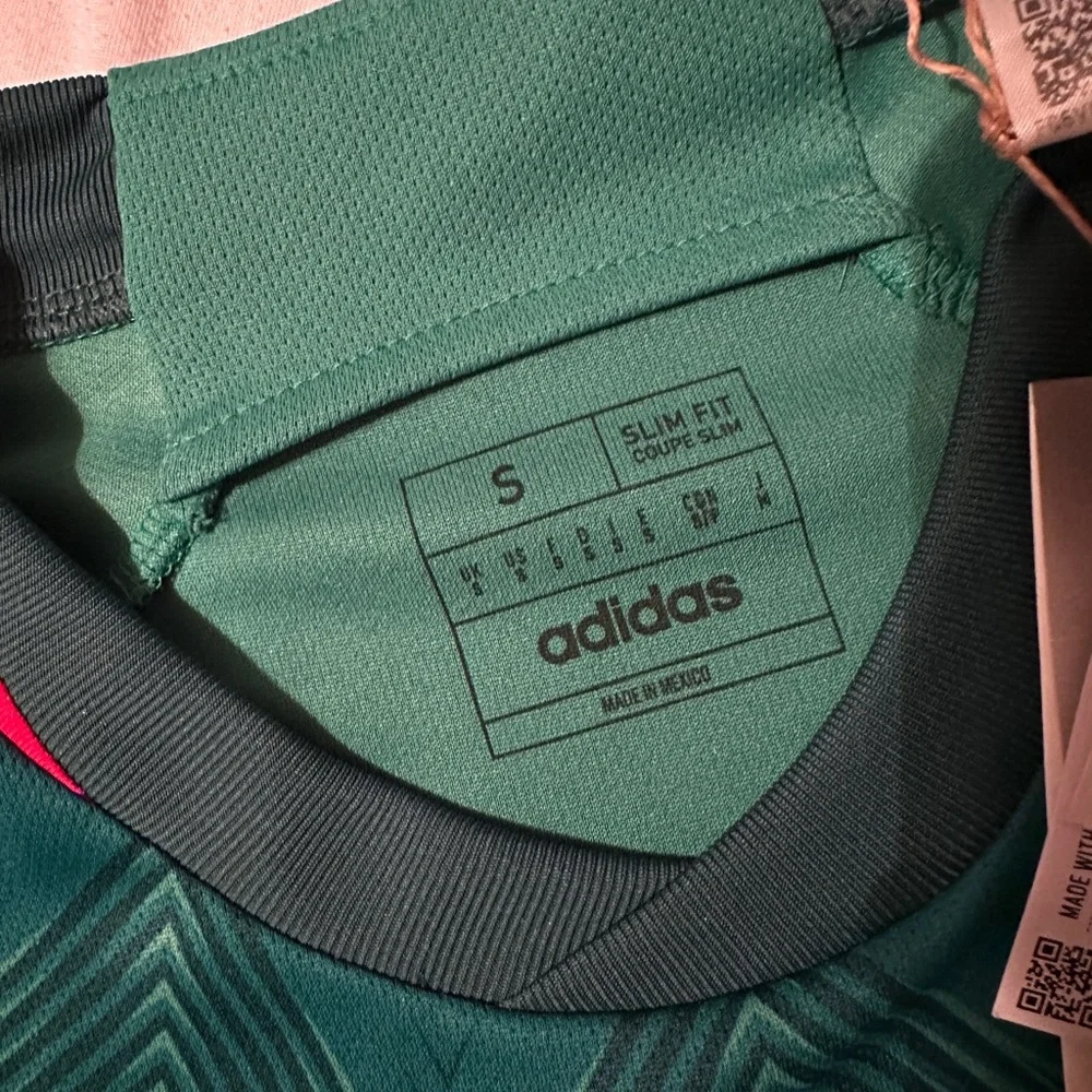 NEW Adidas Mexico Mens Home Jersey Size Small S 100% Adidas